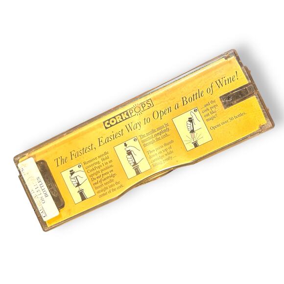 Cork Pops Black Cork Pop Original Wine Bottle Opener - Picture 3 of 4